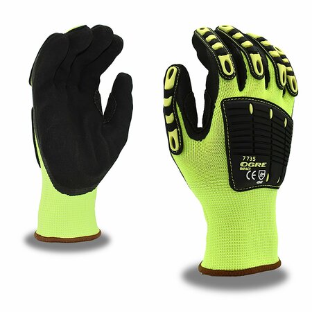 CORDOVA Impact, OGRE Impact, Sandy Nitrile, Industrial Gloves, L 7735L